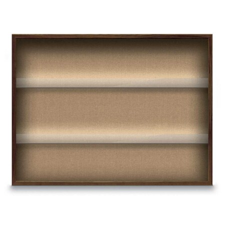 United Visual Products Outdoor Enclosed Combo Board, 48"x36", White Frame/Blue & Buff UVCB4836ODW-BLUE-BUFF